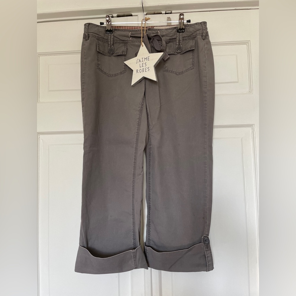 Anthropologie G1 Medium Gray Capris
